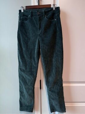 American Eagle Outfitters Dark Green Corduroy Mom Jeans